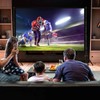 YIOKUTE Projector Screen with Bracket, 150 inch 16:9 Large Indoor