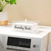 VOTLEVT Acrylic Laundry Detergent Sheets Holder, Laundry Sheets Holder with