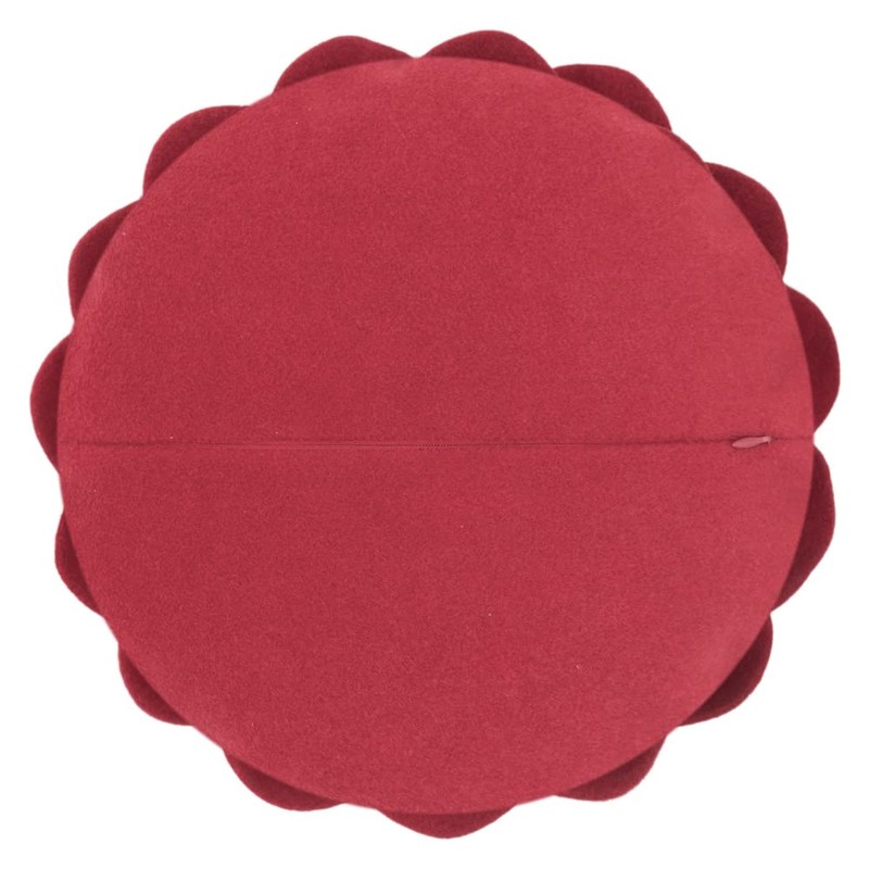 KINGROSE Handmade 3D Flower Decorative Throw Pillow Round Cushion for