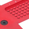 Woodworking Scriber T Square Ruler 100mm Aluminum Alloy Hole Positioning
