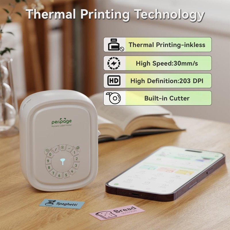 Portable Label Maker Machine P10Pro - Wireless Bluetooth Label Printer