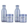 2 Kits Alea Cabellos Lisos Shampoo + Mascarilla