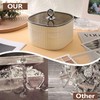 Sunkaioo Earring Organizer,Stackable 3-Layers Clear Jewelry Box with Lid,Stud Earring