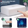 AICase Portable Biometric Fingerprint Storage Box Cash Jewelry Watch Security