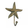 Unbranded Starfish Wall Hook Cast Iron Key Towel Coat Hanger