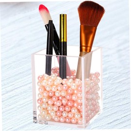 Operitacx Makeup Brush Organizer Makeup Tool Holder Acrylic Pen Holder Desk Organizer Desktop Pen Holder Makeup Tool Organizer Make up Storage Bucket Student