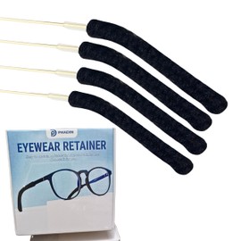 PHADIN Comfort Ear Pads for Glasses - Protective Cushions for Eyeglass Arms Features Anti-Slip Tips for a Secure, Pain-Free Fit. Ideal for Kids and Adults to Glasses Stay Comfortably all day