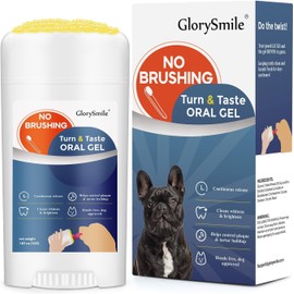 Dental Gels for Dogs, Turn & Taste Dog Toothpaste, Dog Dental Care, Continually Freshens Breath for 24 Hours, Delicious Flavors Like Chicken, No Brush Toothpaste for Dogs