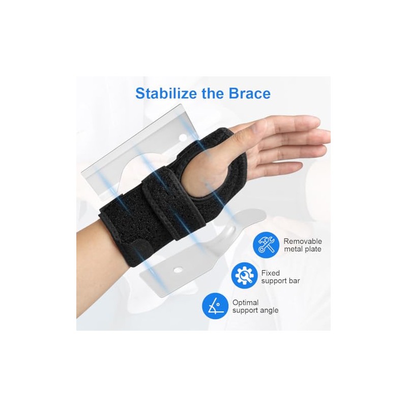 Beugo Carpal Tunnel Wrist Support Brace, Hand Support (Left Hand)