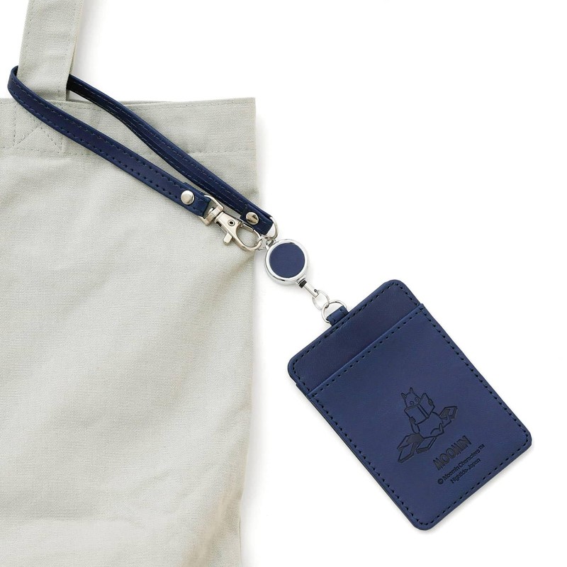 [HIGHTIDE] MOOMIN Pass Case, French Blue, french blue