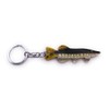 H-Customs Pike Fish Fishing Wood Elegant Handmade Keyring Pendant