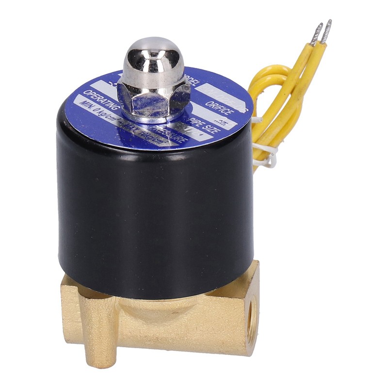 Electric Solenoid Valve Small Normally Closed for Water Air Diesel