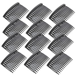 50Pcs Teeth Plastic Hair Side Comb for Women Durable Hair Styling Combs for All Hair Types for Elegant Hairstyles and Scalp Massage