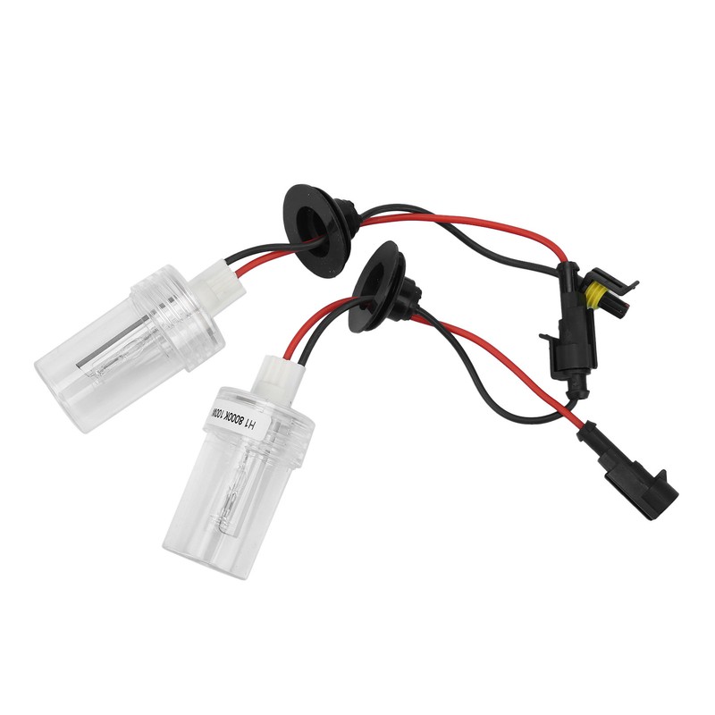 2Pcs Headlight Xenon Bulbs HID Lamp Replacement 100W 8000K H1