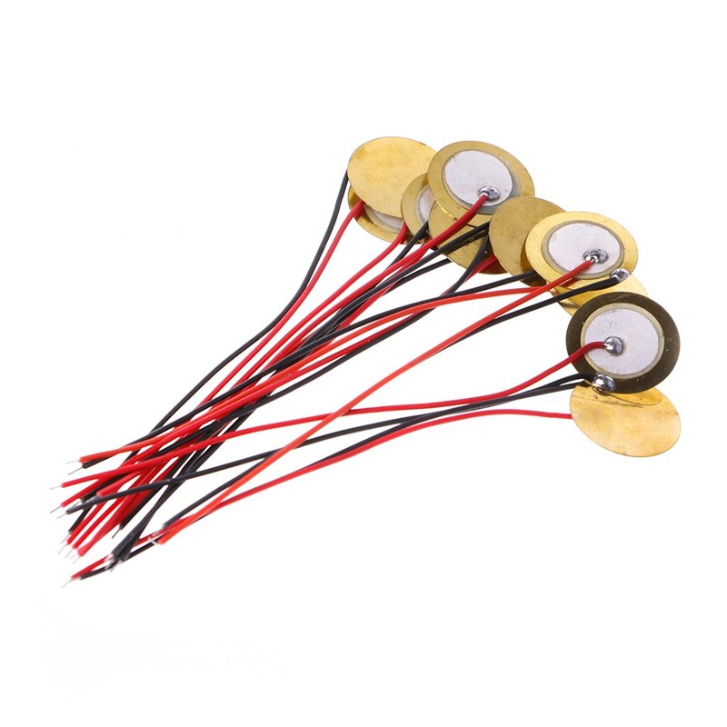 HYROOY 10 x 15mm Piezoelectric Piezo Ceramic Plate for Buzzer