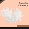 5 Cajas Shampoo Tinte Express Pelo, Castao Medio, 50 Sobres