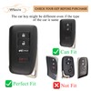 WSAuto Key Fob Cover Compatible with llssbt, A-Black