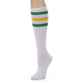 Leotruny 3 Pairs Over the Calf Tube Socks (C01-3pairs Multicoloured)