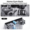 Home Gym Equipment Storage Rack Wall Mount,Cable Attachments,Lifting Belts