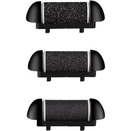 CIVYPRO Extra Coarse 3 Refill Rollers for Electric Feet Callus Remover BK-506, Replacement Rollers Heads Foot Care Pedicure Tools 3 Pack- 1 Extra Coarse, 1 Regular Coarse, 1 Gentle Coarse Refill Rollers