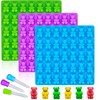 WARM TIME Large Gummy Bear Mold Candy Molds, Non-Stick Silicone