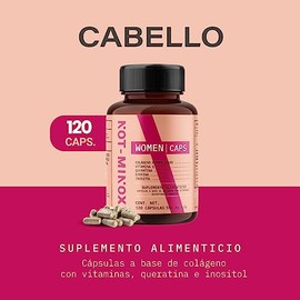 Woman Caps Para Crecimiento Cabello con Keratina| 120 cápsulas