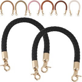 fogman Bag Handle 11.8 inches (30 cm), 15.7 inches (40 cm), 23.6 inches (60 cm), Handle, Replacement, Repair, PU Leather (23.6 inches (60 cm), Black)