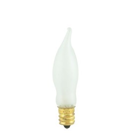 25 Pack Bulbrite 404307-7.5 Watt Frost Dimmable CA5 Shaped Candelabra (E12) Base Incandesce, Frost