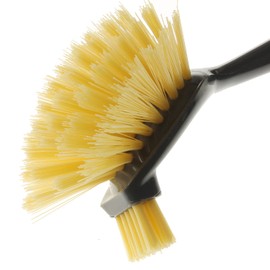 K&G Premium Dish Brush Set, 2 Pack, Ergonomic, Wood & Plastic, 29 cm - Effective Cleaning for Kitchen and Household, Grey