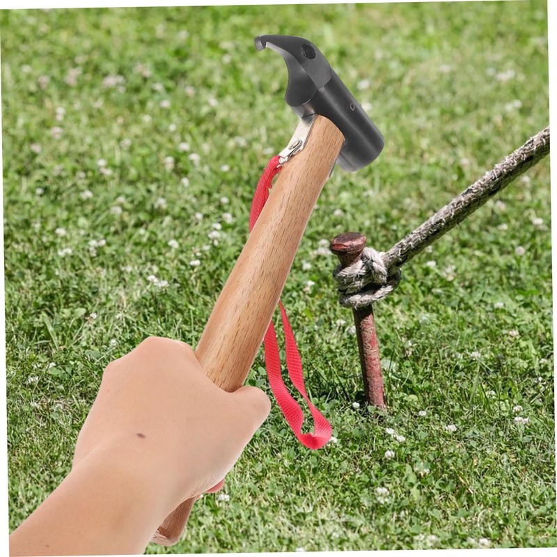 WHAMVOX Camping Mallet Lightweight Survival Hammer for Tent Pegs Outdoor