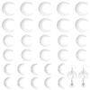 CHGCRAFT 30Pcs 3 Size Lunar Charms Connectors Links 201 Stainless