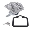 Acouto Folding T-Handle Latch,Stainless Steel Folding T-Shape Handle Lock Tool