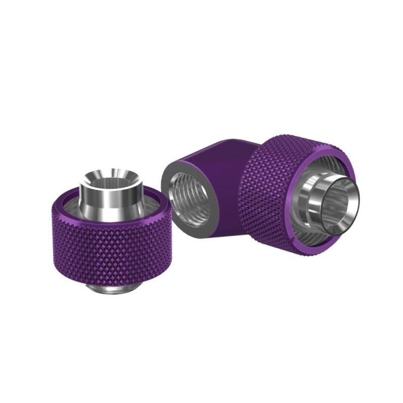 PrimoChill SecureFit SX - Premium 90 Degree Compression Fitting Set