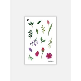 Flower garden tattoo sticker / Flower garden 타투 스티커