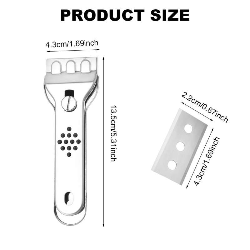 Ceramic Hob Scraper with 10 Replacement Blades, MXTIMWAN Cooker Glass