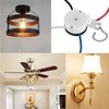 with 4 Pre-Installed Wires Ceiling Fan Switch, 3 Speed Fan