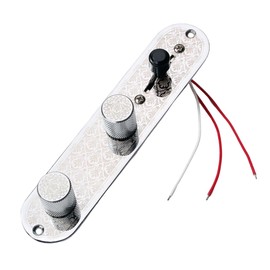 WHAMVOX Way Wired Loaded Control Plate Harness Knobs for Guitar Gec Volume Tone Controls Screw Thread Design