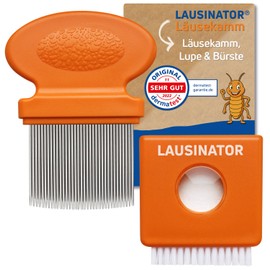 Original 3 in 1 Metal Human Lice Comb Lausinator Nit Comb Extra Fine - Children and Adults - Now with Lice Guidebook to Download (English Language Not Guaranteed) | For children and adults