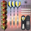 DKDDSSS 3 Pack 22g Tip Darts Set, Professional Darts with