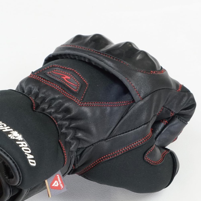 ROUGH & ROAD RR8661BK5 Motorcycle PrimaLoft Protective Winter Gloves Black