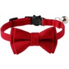 Yiwong Bow Collar for Cat, Removable Cat Bow Tie, Large