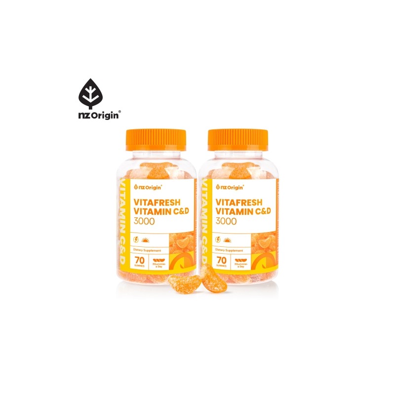 NZ Origin VitaFresh Vitamin C&D 3000 (70 Gummies) / 엔젯오리진