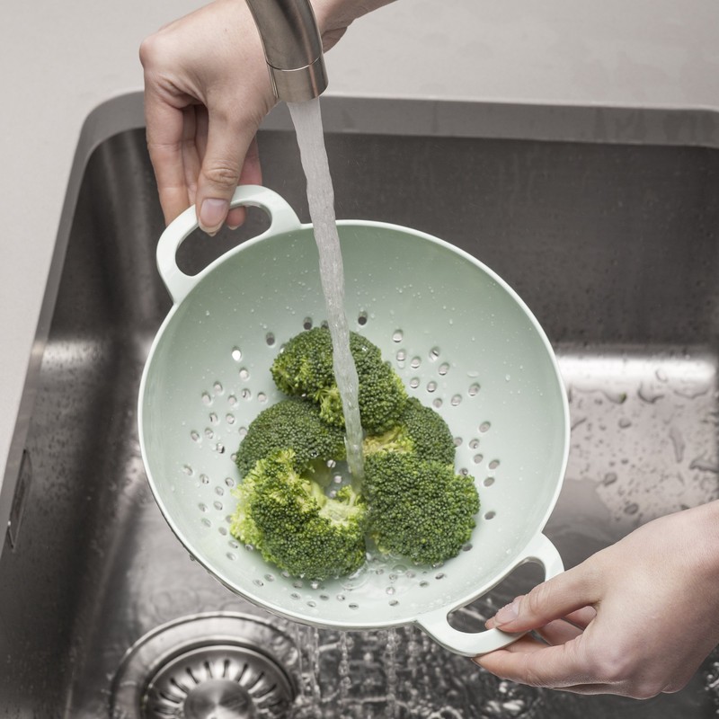 Zeal G210G Melamine Colander/Strainer (20cm) -Sage Green