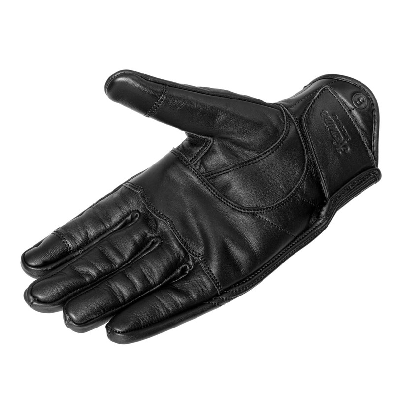Komine 2025 Model Motorcycle 06-862 GK-862 Protective Leather Gloves, Black,