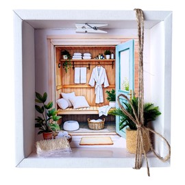 Der kleine Dekoladen Money Gift Box Wellness & Spa Gift Box for Sauna & Bathroom Wellness Time Out Man Woman