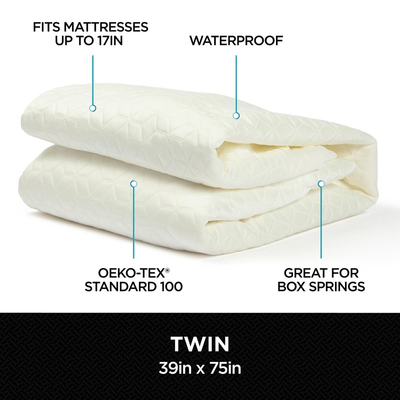 Brookstone Ultimate Mattress Protector with Cool Touch - Premium Polyester