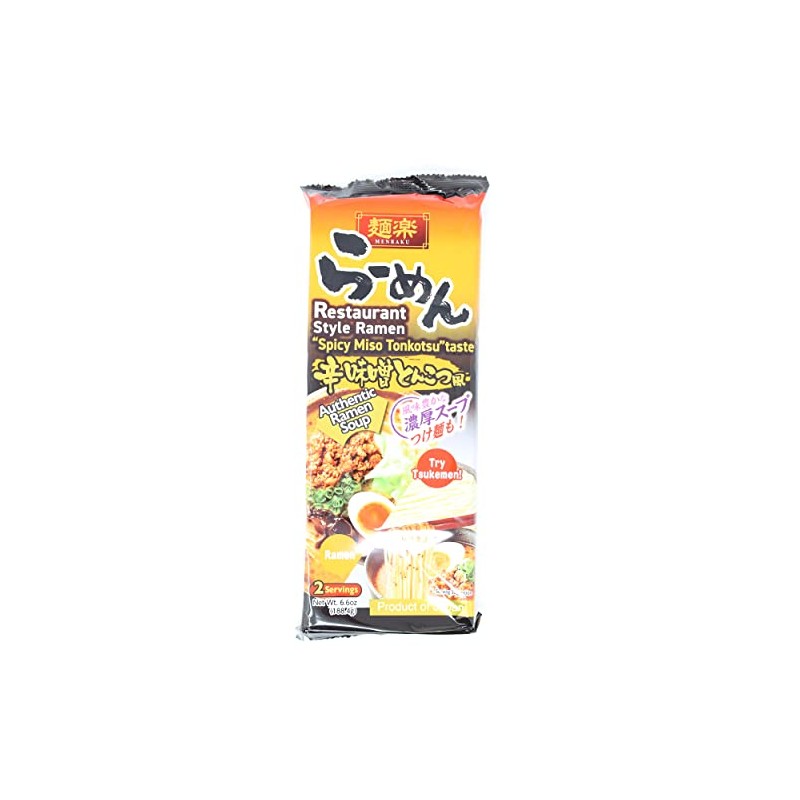 Restaurant Style Ramen "Spicy Miso Tonkotsu" Taste noodle 6.6 oz
