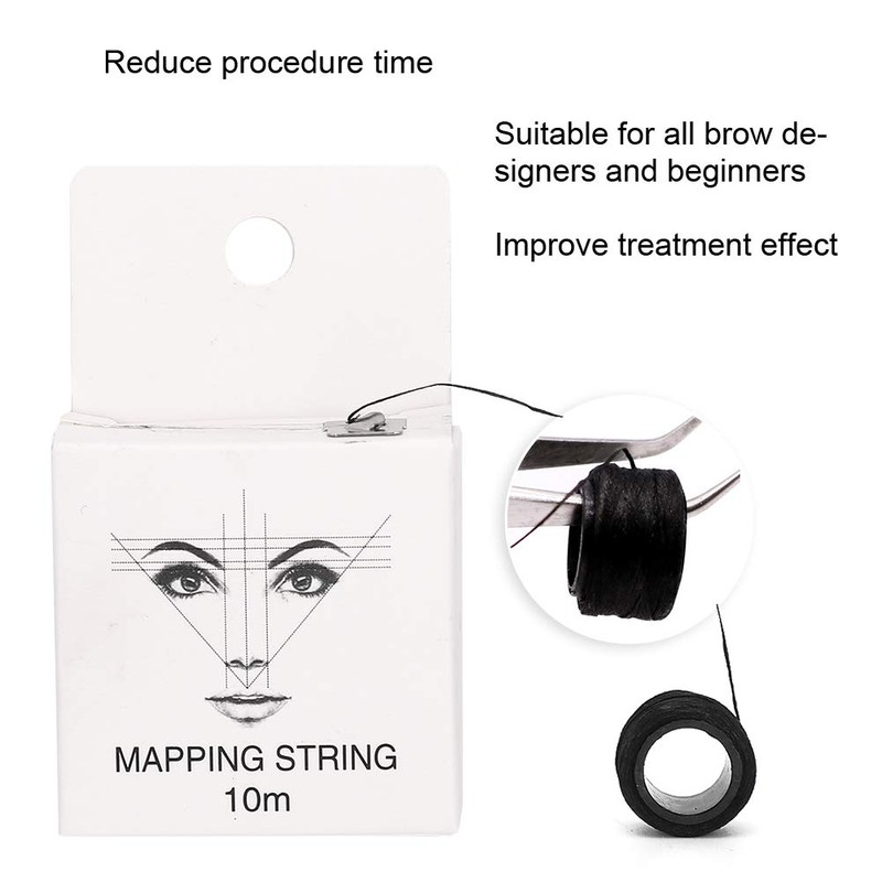 Pre-Inked Mapping Strings Pigment String for Microblading PMU Accessories Brow