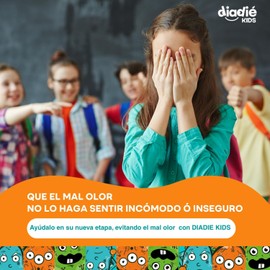 DIADIE KIDS Desodorante natural para Niños, Barra, Original 1 Pza