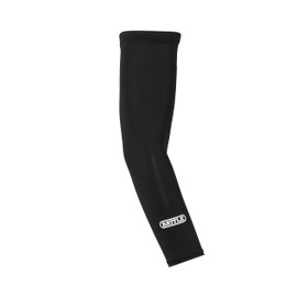 Battle Sports Football Arm Sleeve with Ventilated Design, Moisture Wicking Fabric, UV Protection, Single Sleeve (Black, S/M, Youth)
